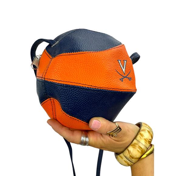 Vintage Handbags - Virginia Cavaliers Basketball crossbody purse